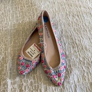 Floral flats